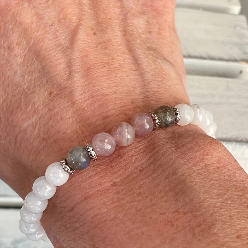 Batu bulan baru, Labradorite d - Coordinates Bracelet ulasan dan harga