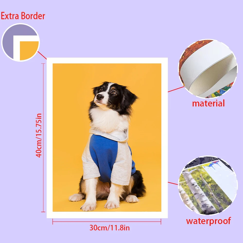 Cetak Kanvas Foto Hewan Peliha - Pet Portrait Custom ulasan dan harga
