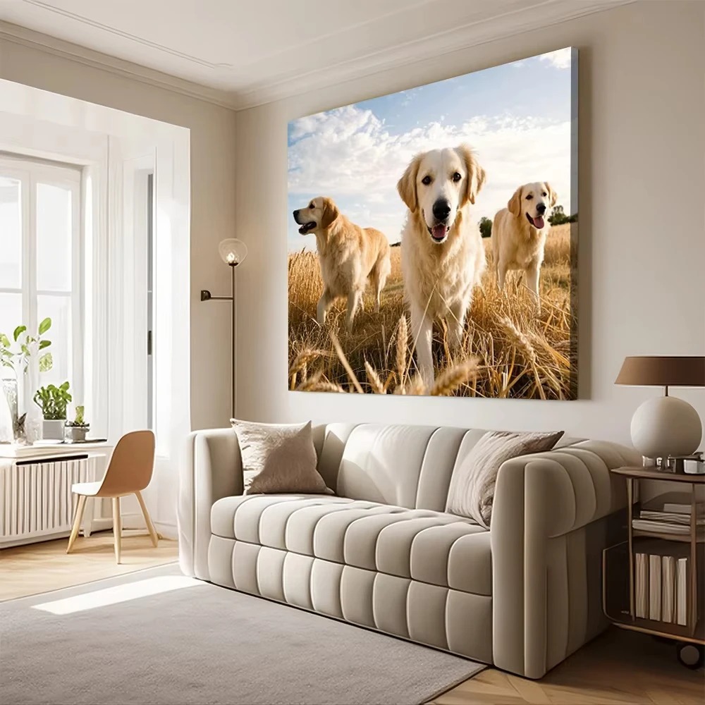 Cetak Kanvas Foto Hewan Peliha - Pet Portrait Custom ulasan dan harga
