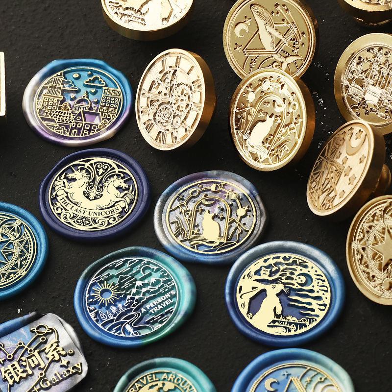 2020 Clear Prangko Retro 26 Hu - Wax Seal Letter Kit ulasan dan harga