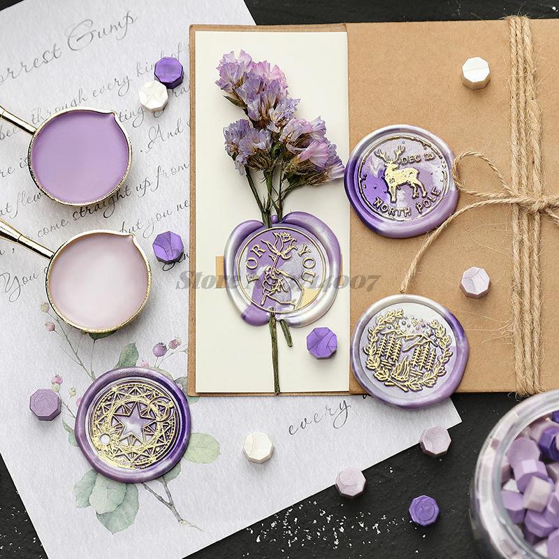 2020 Clear Prangko Retro 26 Hu - Wax Seal Letter Kit ulasan dan harga