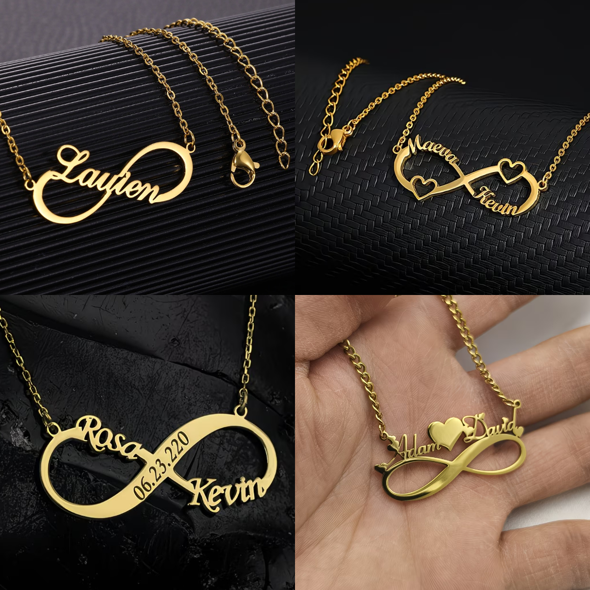 Kalung Infinity Nama Kustom Wa - Name Necklace Custom ulasan dan harga