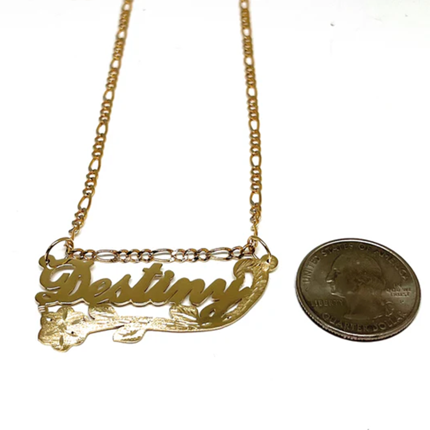Kalung Nama Kustom Gaya Retro, - Birth Flower Necklace ulasan dan harga