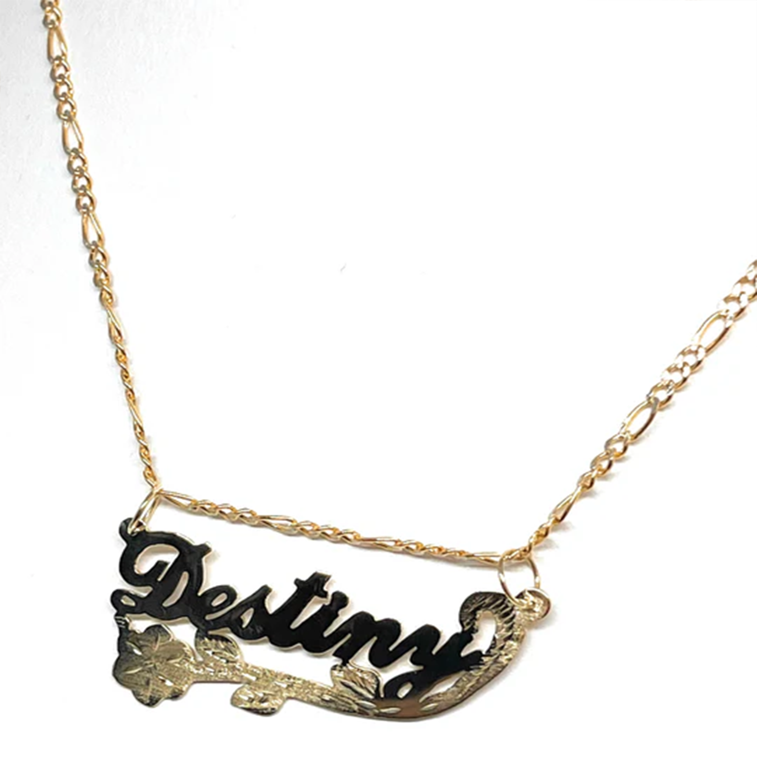 Kalung Nama Kustom Gaya Retro, - Birth Flower Necklace ulasan dan harga