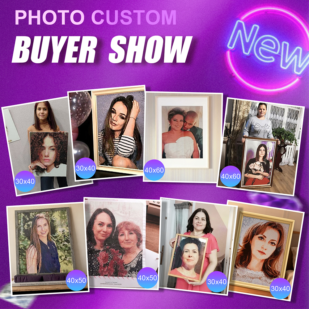 Evershine Lukisan Berlian Bula - Photo Mosaic Print ulasan dan harga