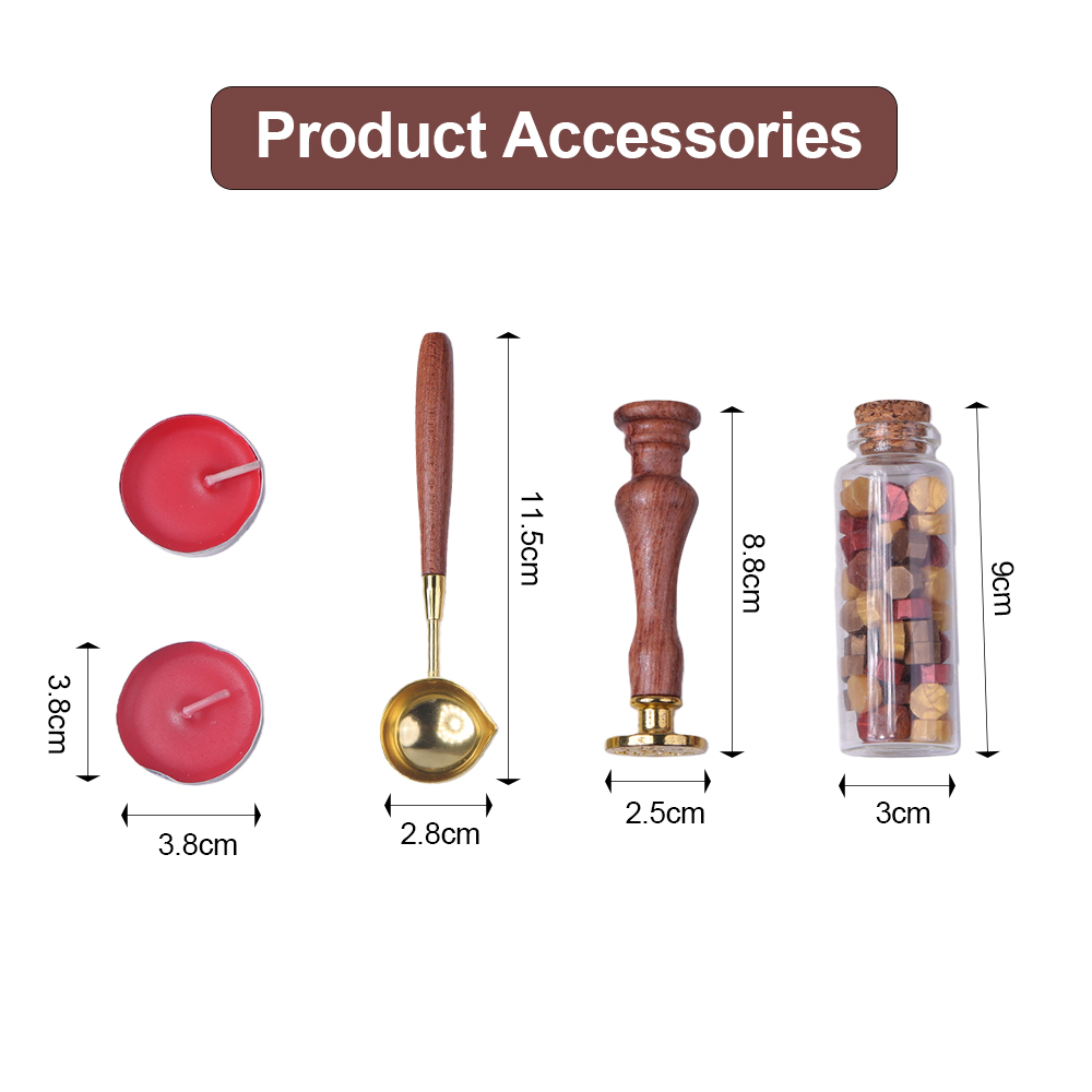Set Hadiah Stempel Lilin denga - Wax Seal Letter Kit ulasan dan harga