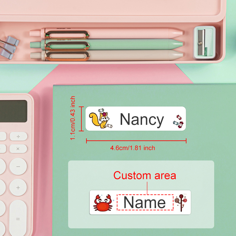 Stiker Nama Tahan Air yang Dip - Personalized Name Box ulasan dan harga
