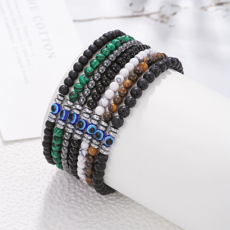 Gelang manik-manik batu mata h - Coordinates Bracelet ulasan dan harga
