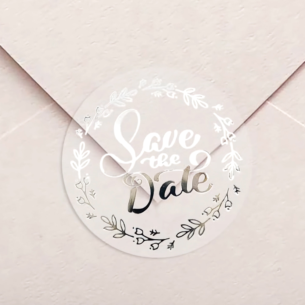 50 Buah Stiker Foil Emas Perak - Personalised Candle Label ulasan dan harga