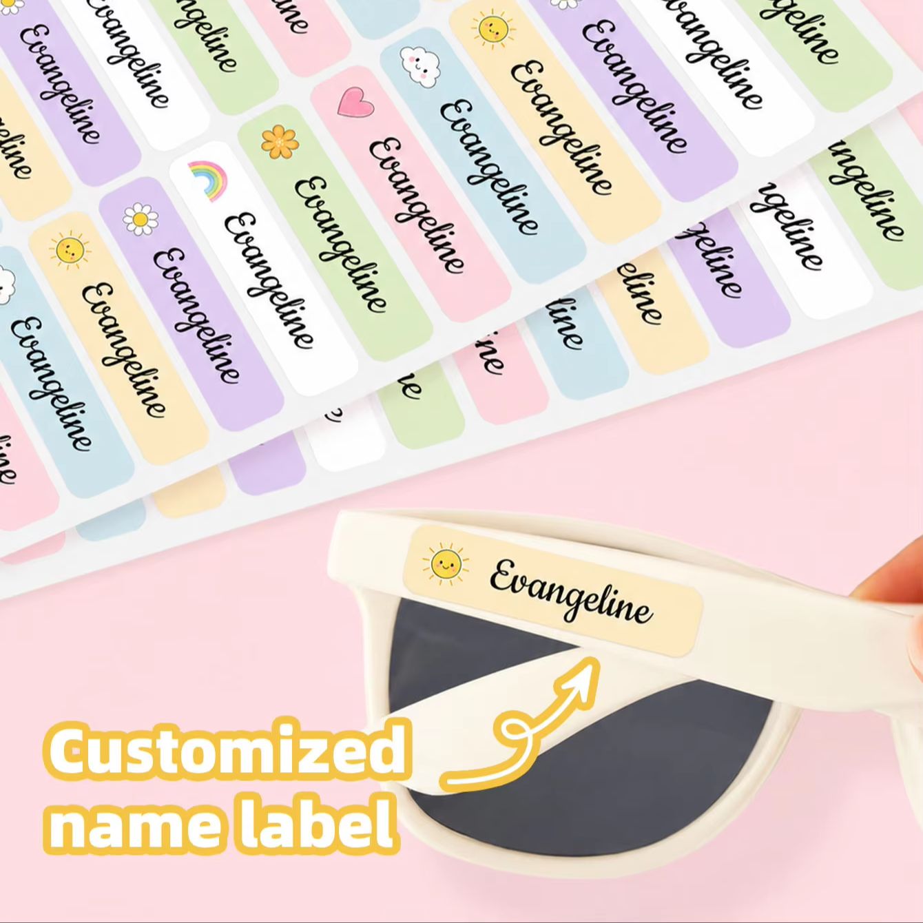 1-300PCS Stiker Nama Kustom ya - Personalized Name Box ulasan dan harga