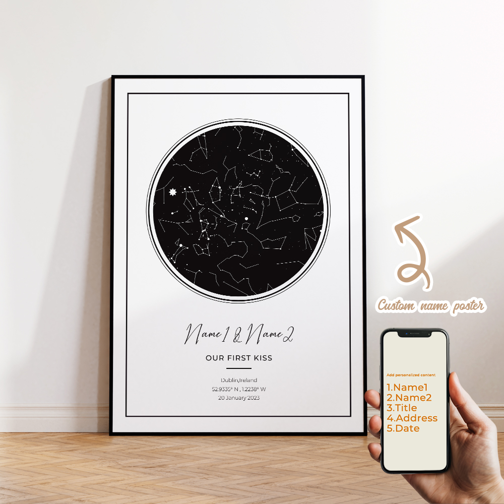 Lukisan Kanvas Poster Cetak Ga - Custom Map Poster ulasan dan harga