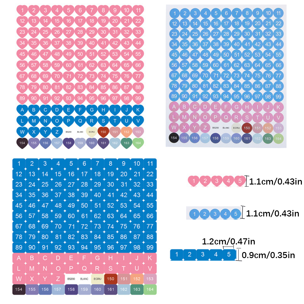 DMC stiker Label nomor warna u - Photo Mosaic Print ulasan dan harga