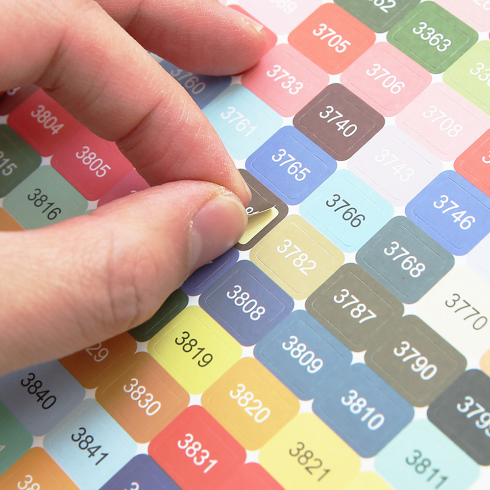 DMC stiker Label nomor warna u - Photo Mosaic Print ulasan dan harga