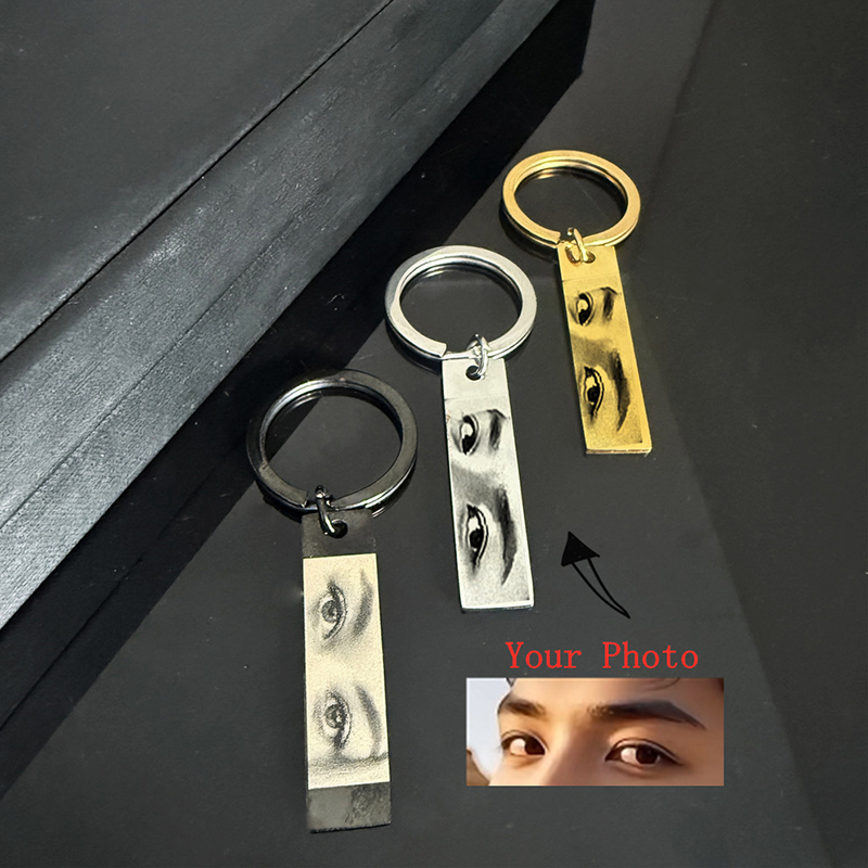 Gantungan Kunci Gambar Mata Te - Initial Ring Custom ulasan dan harga