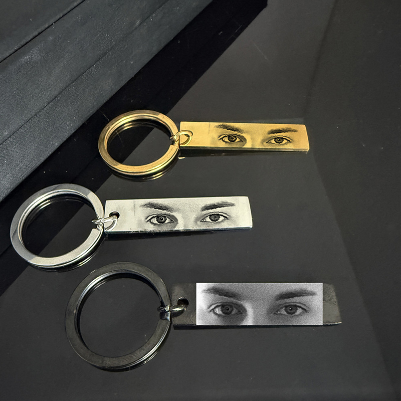 Gantungan Kunci Gambar Mata Te - Initial Ring Custom ulasan dan harga