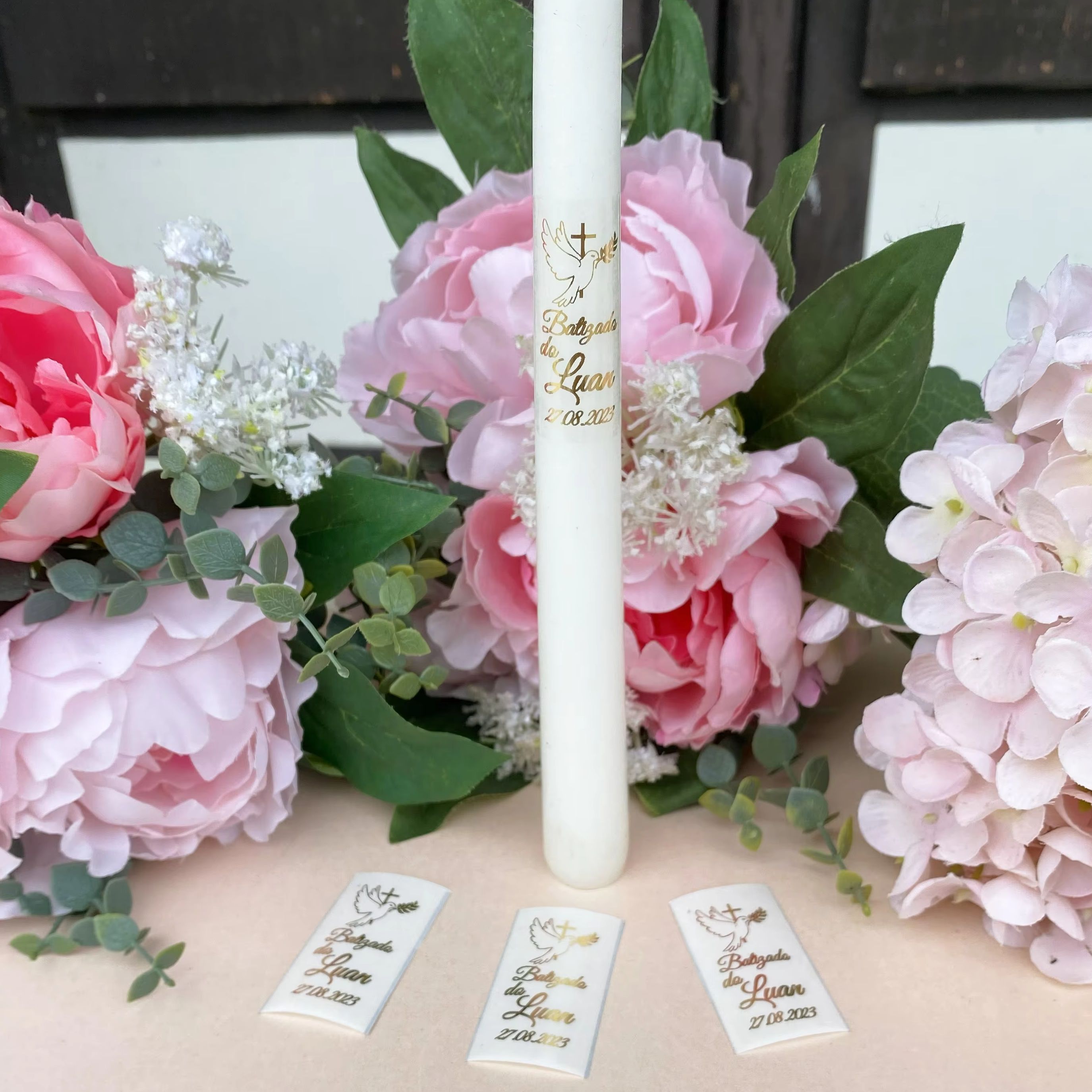 10 personalisasi stiker lilin  - Personalised Candle Label ulasan dan harga