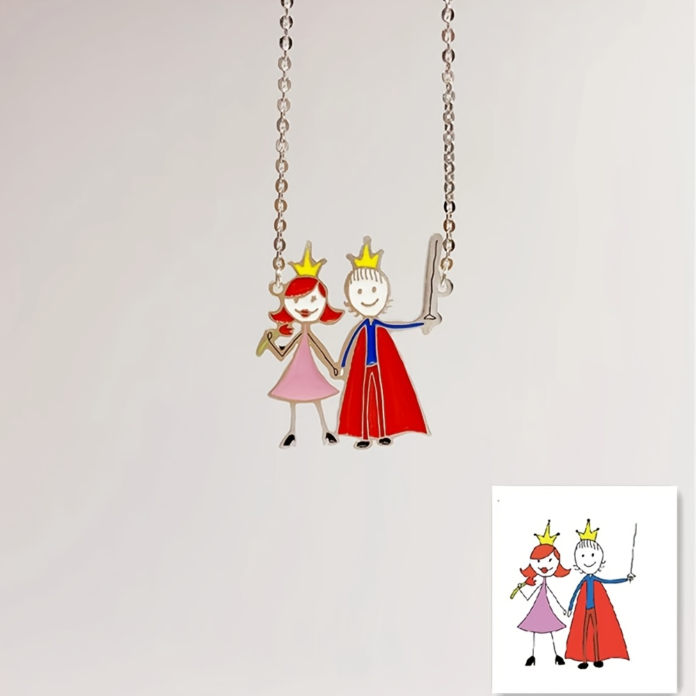 Liontin Gambar Anak-Anak, Suve - Name Necklace Custom ulasan dan harga