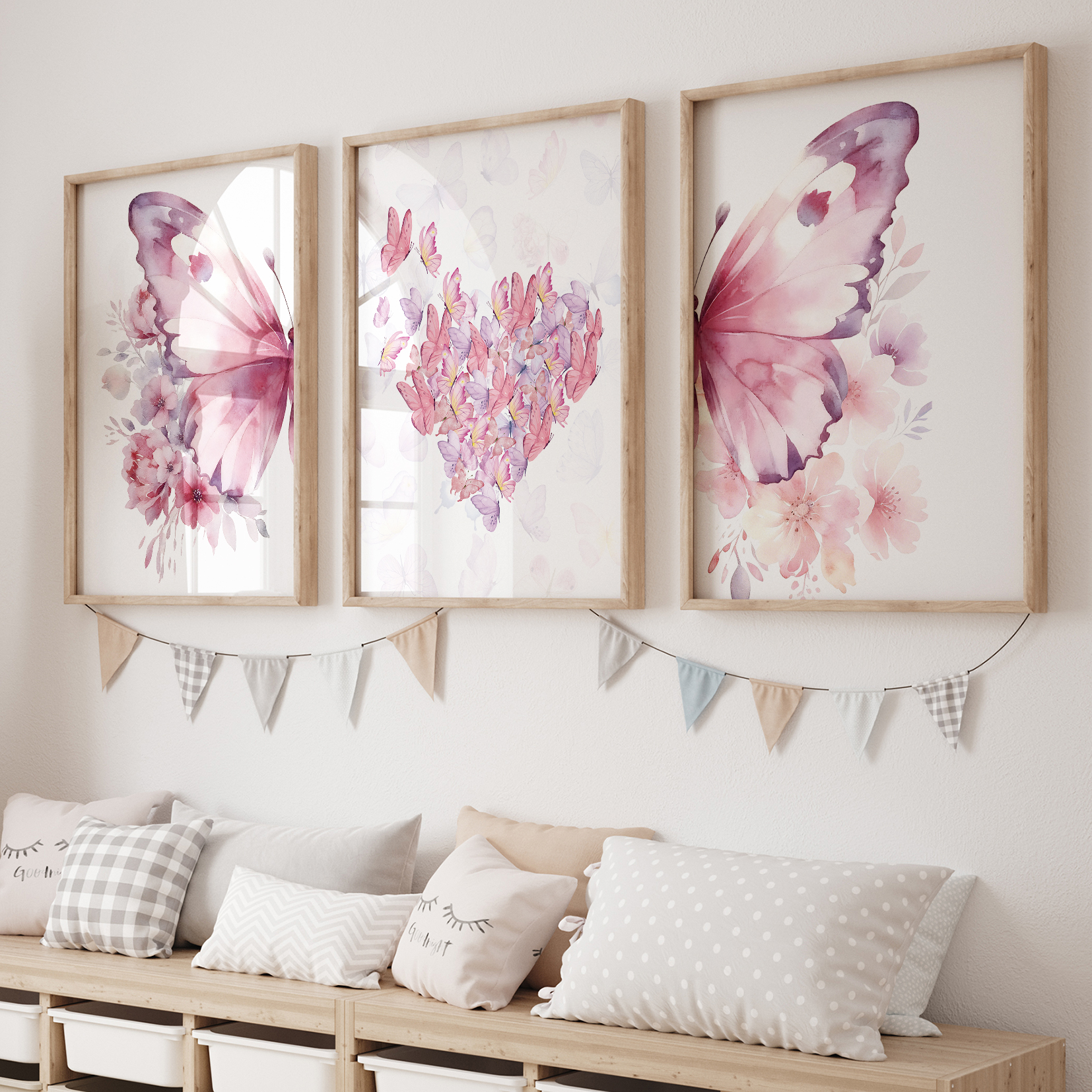 3 Buah Gambar Poster Lukisan K - Personalized Name Box ulasan dan harga