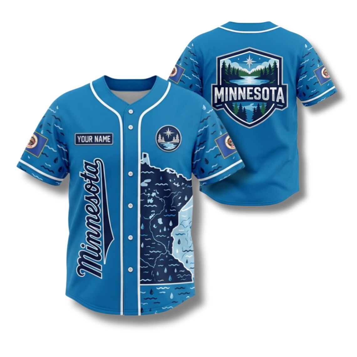 Kaos Jersey Bisbol Minnesota K - Custom Star Map ulasan dan harga