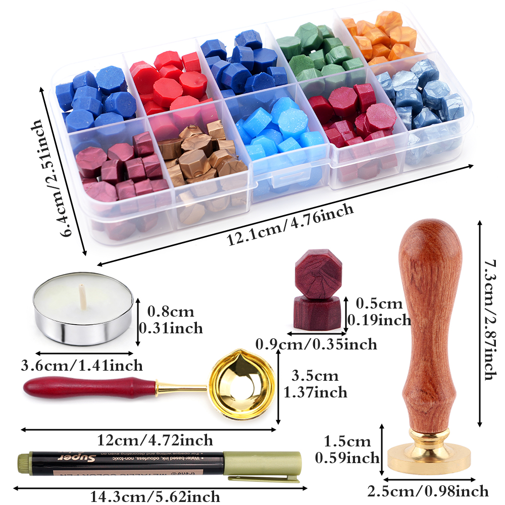 Perlengkapan Stempel Lilin Hur - Wax Seal Letter Kit ulasan dan harga