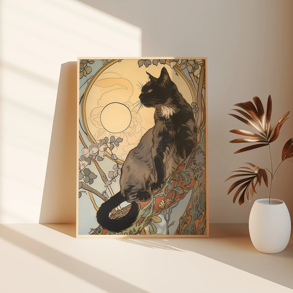 Dekorasi Dinding Kucing Hitam  - Family Tree Print ulasan dan harga