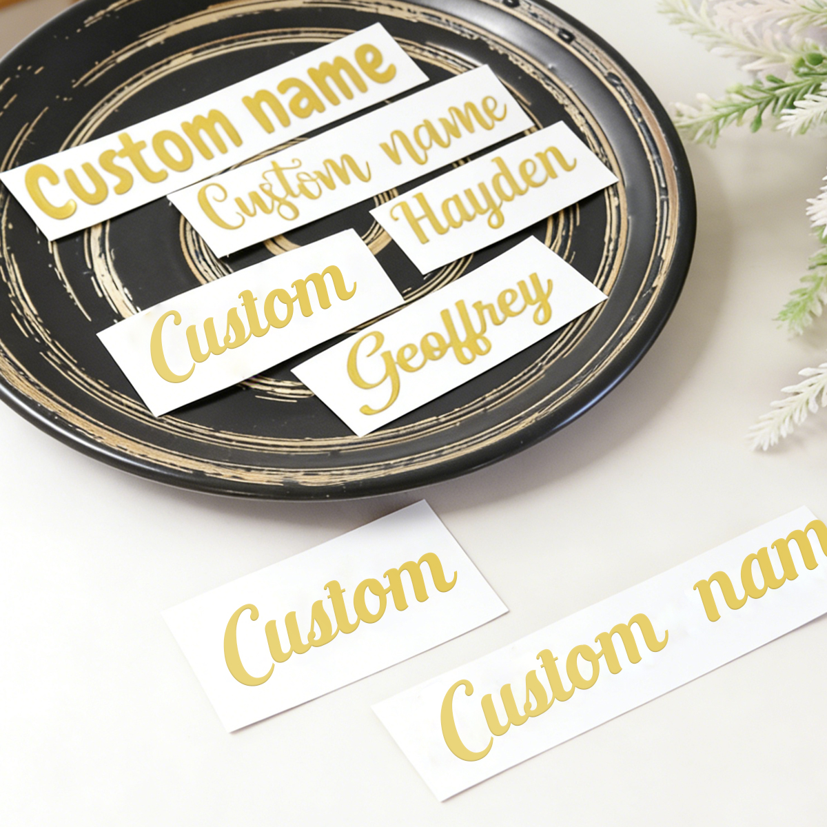Stiker Nama Kustom, Stiker Lab - Personalised Candle Label ulasan dan harga