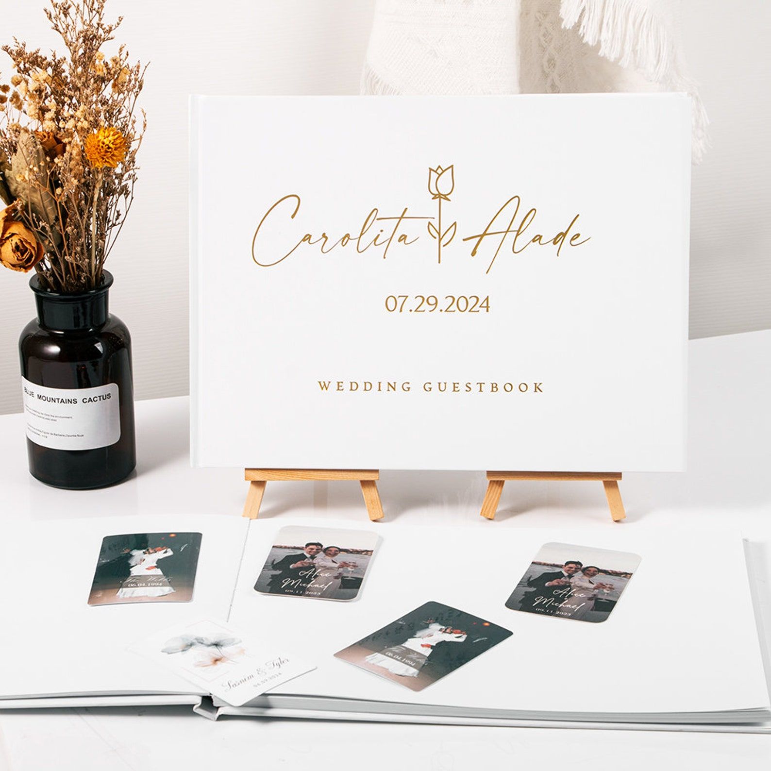 Buku tamu pernikahan kustom bu - Custom Photo Book ulasan dan harga